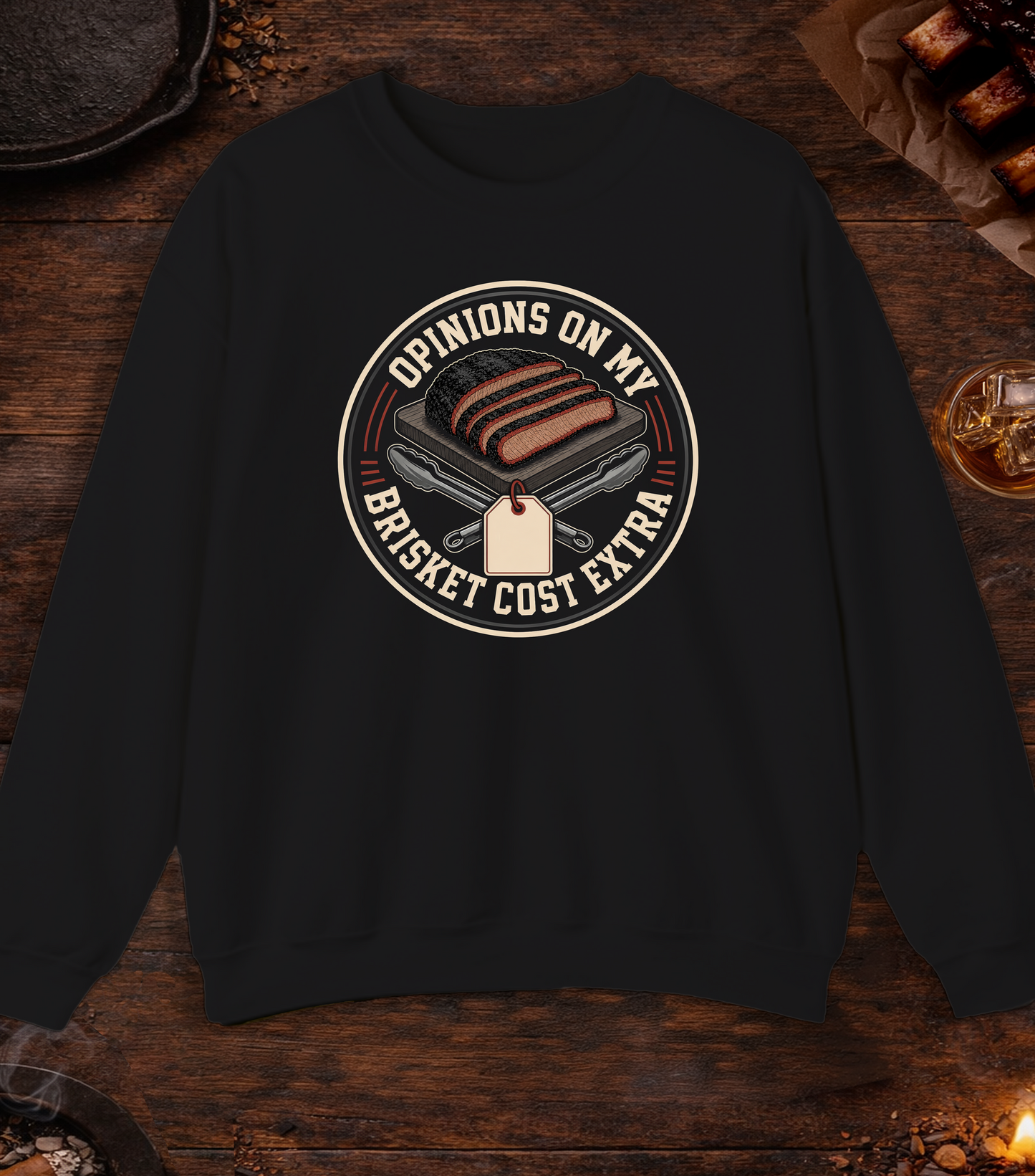 Opinions Cost Extra Crewneck - Black