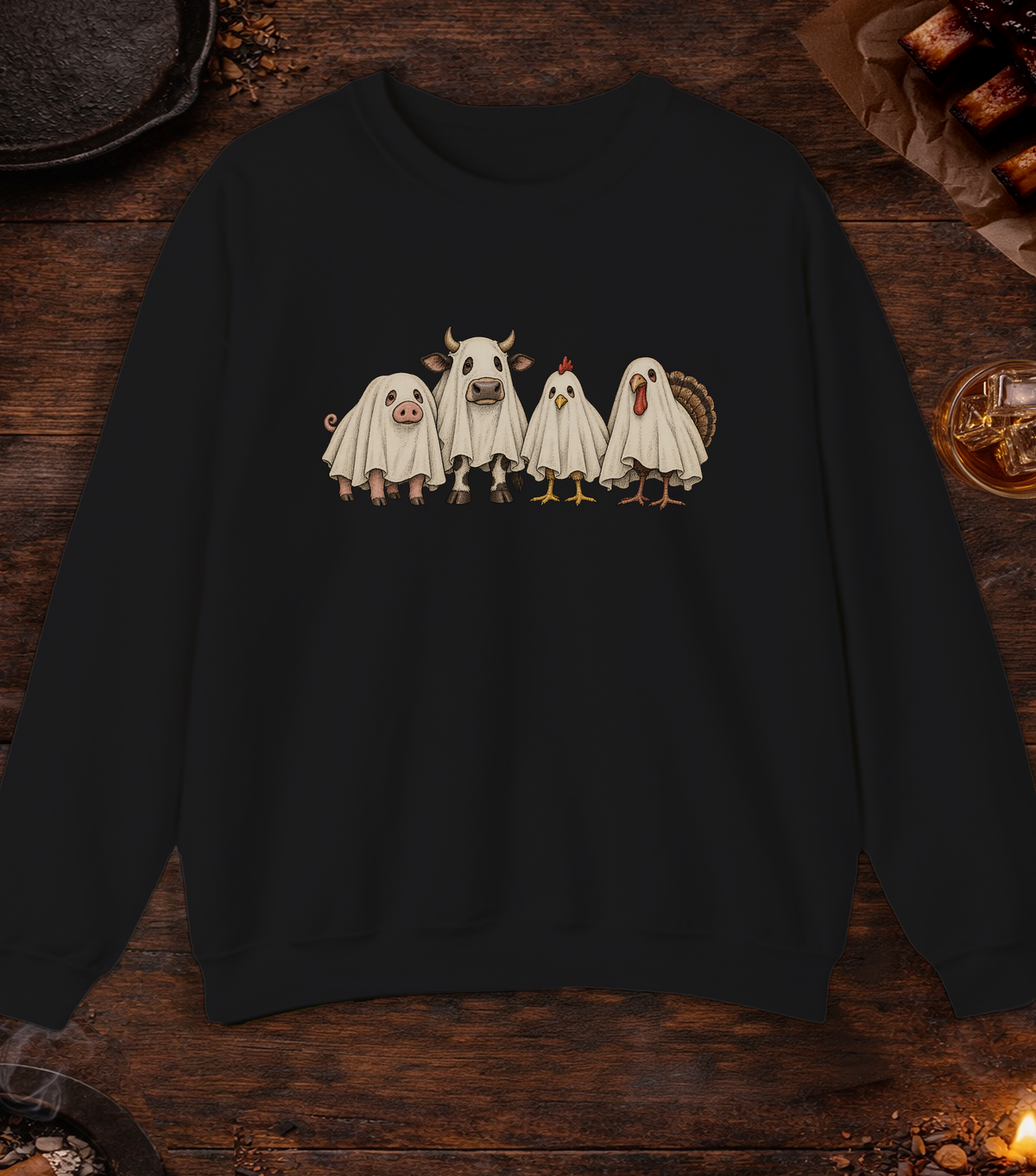 BBQ Ghosts - Black