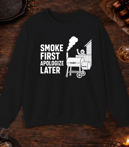 Apologize Later Crewneck - Black