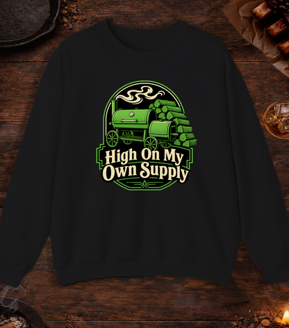 High On My Own Supply Crewneck - Black