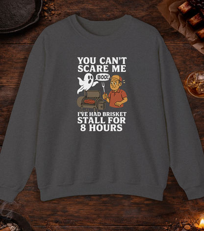 Can't Scare Me Crewneck - Dark Heather