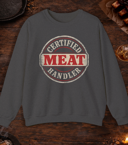 Meat Handler Crewneck - Dark Heather