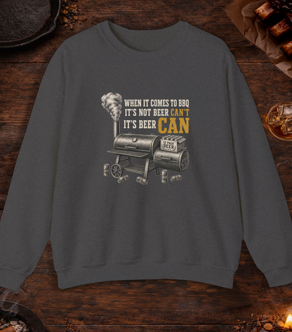 Beer Can Crewneck - Dark Heather