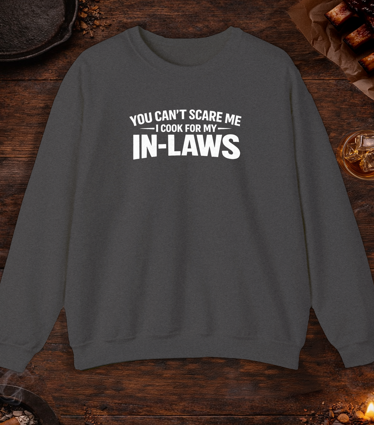 In-Law Cook Crewneck - Dark Heather