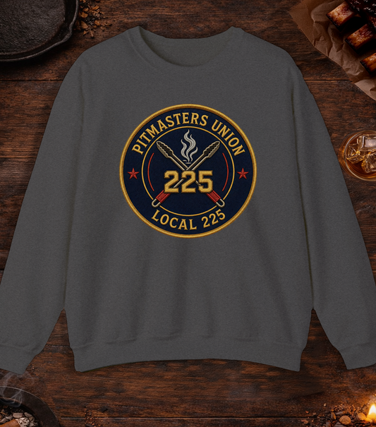 Pitmaster's Union Crewneck - Dark Heather