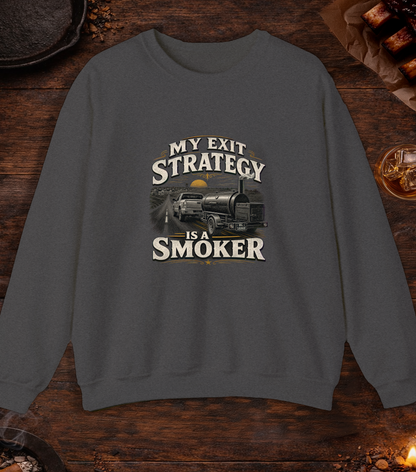 Exit Strategy Crewneck - Dark Heather