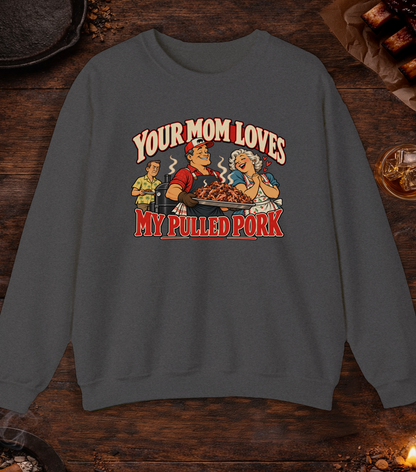 Your Mom Crewneck - Dark Heather