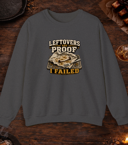 Leftovers Are Proof Crewneck - Dark Heather