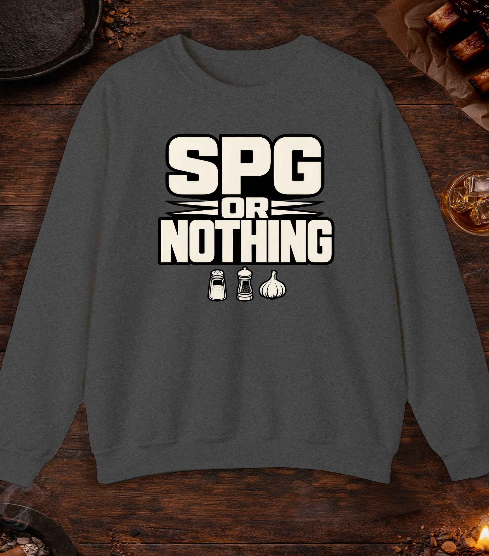 SPG or Nothing Crewneck - Dark Heather