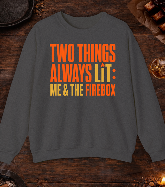 Always Lit Crewneck - Dark Heather