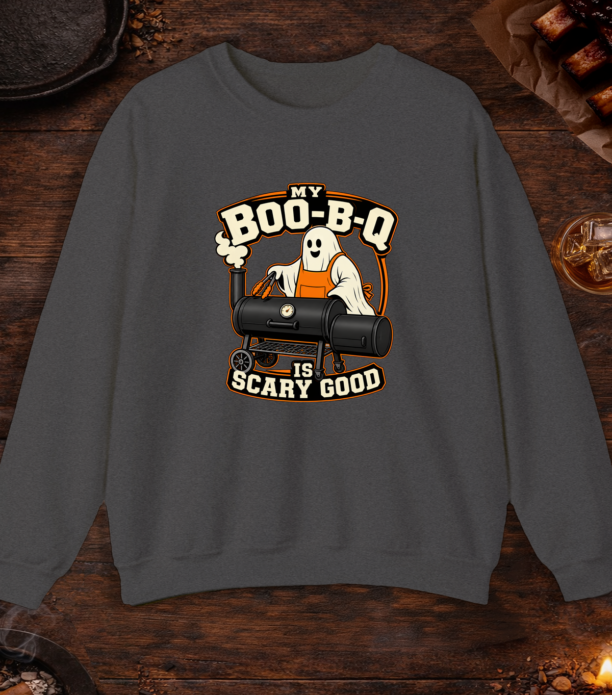 Scary Good Crewneck - Dark Heather
