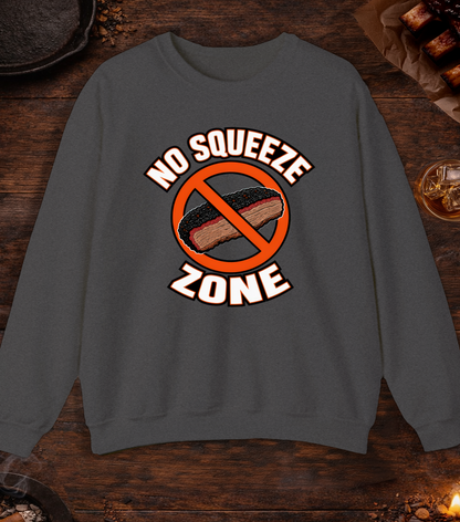 No Squeeze Zone Crewneck - Dark Heather