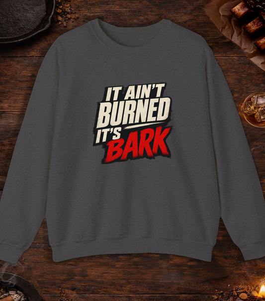 Not Burned Bark Crewneck - Dark Heather