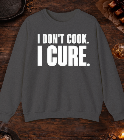 I Cure Crewneck - Dark Heather