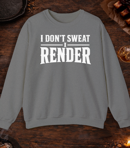 I Render Crewneck - Graphite Heather
