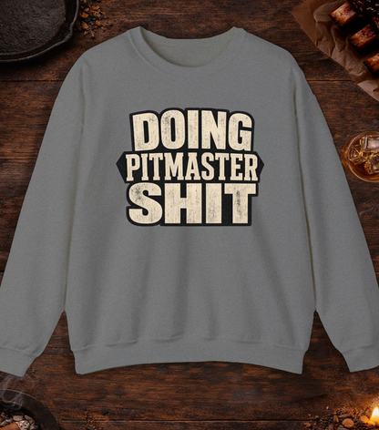 Doing Pitmaster Sh!t Crewneck - Graphite Heather