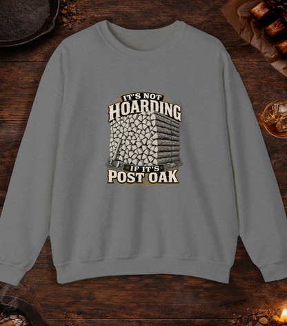 Not Hoarding Post Oak Crewneck - Graphite Heather
