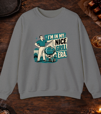 Nice Grill Era Crewneck - Graphite Heather