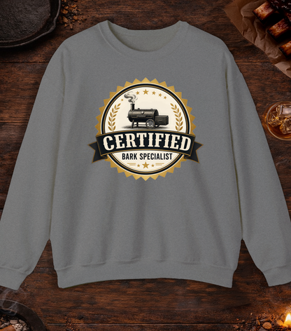 Certified Bark Specialist Crewneck - Graphite Heather