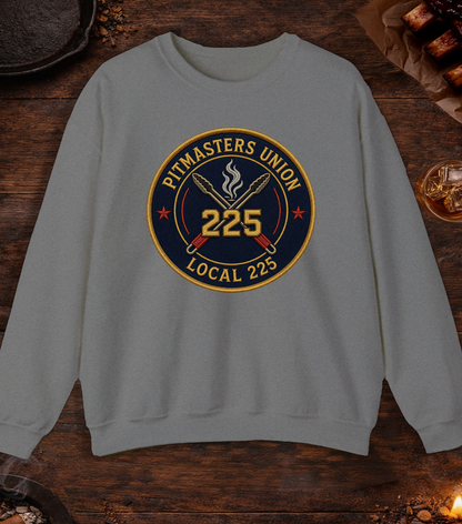 Pitmaster's Union Crewneck - Graphite Heather