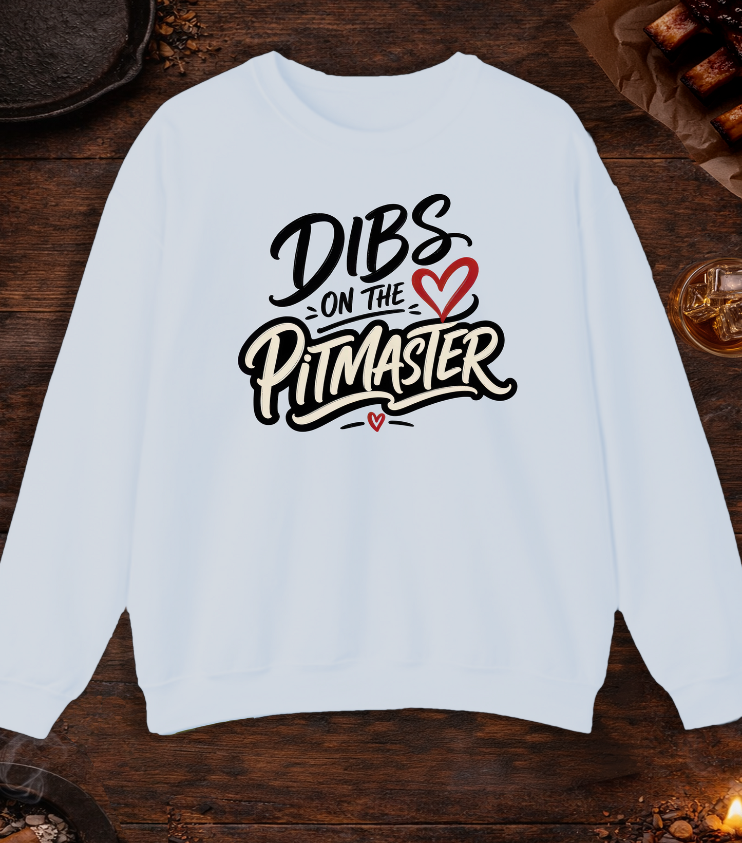 Dibs on the Pitmaster Crewneck - Light Blue