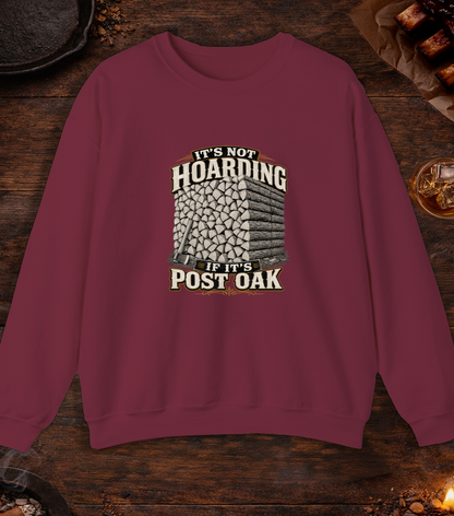 Not Hoarding Post Oak Crewneck - Maroon