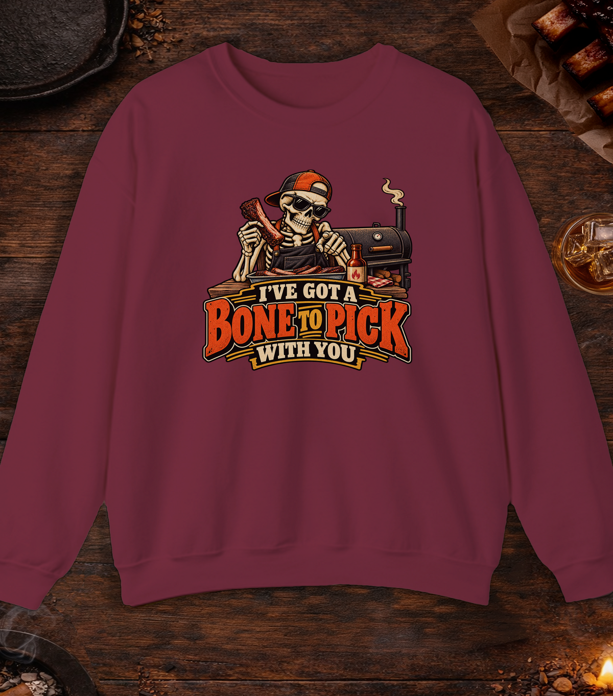 Bone Pick - Maroon