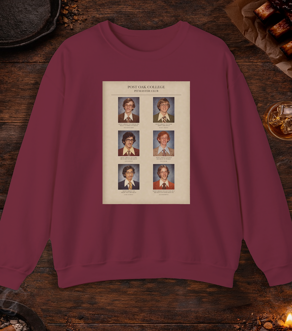 Most Likely Crewneck - Maroon