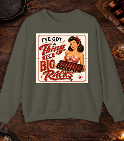 Thing Big Racks Crewneck - Military Green