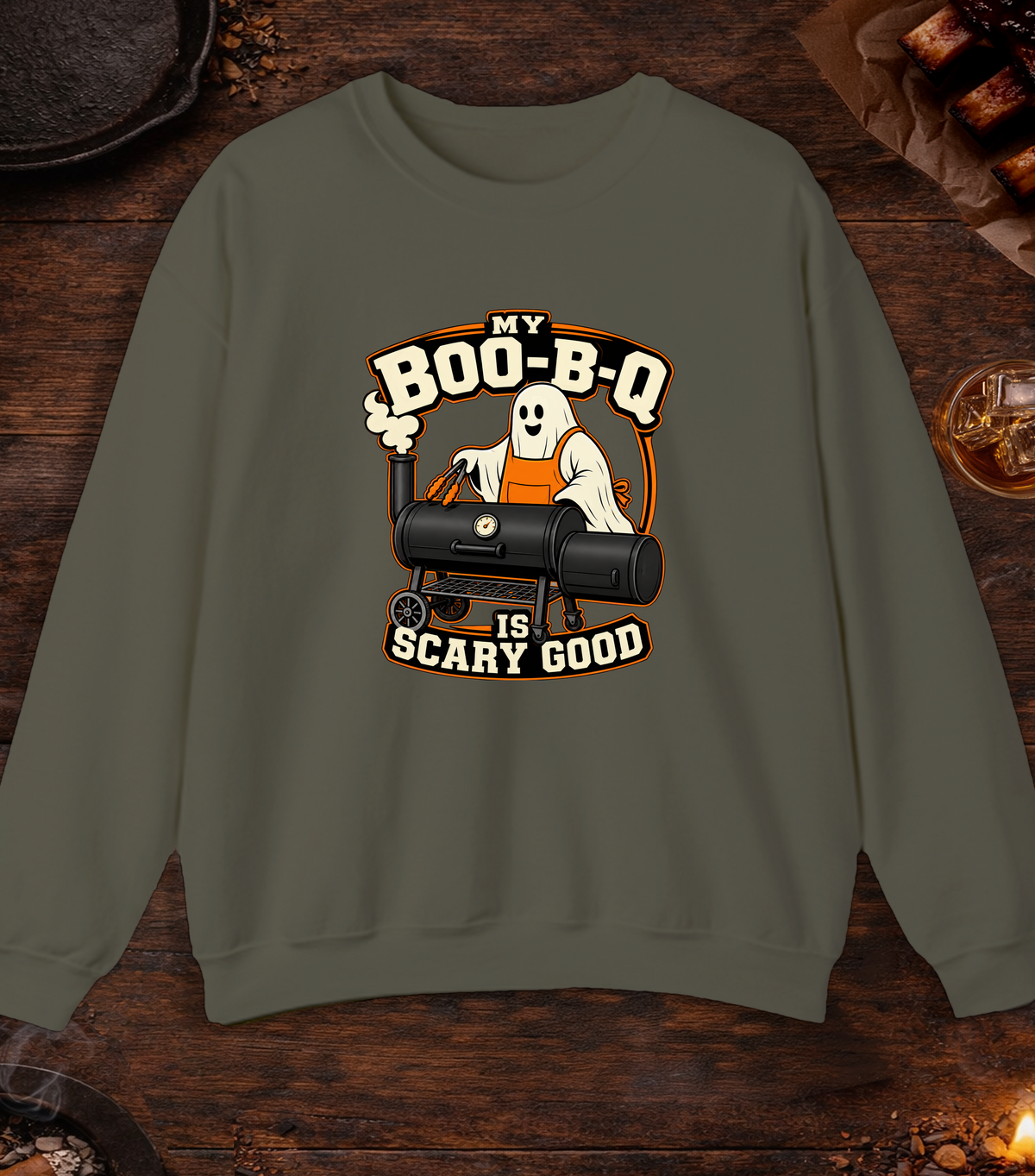Scary Good Crewneck - Military Green