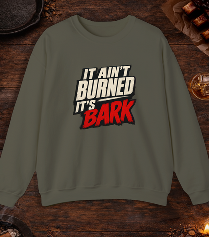Not Burned Bark Crewneck - Military Green