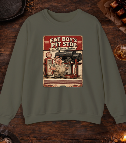 Fat Boy's Matchbook Crewneck - Military Green