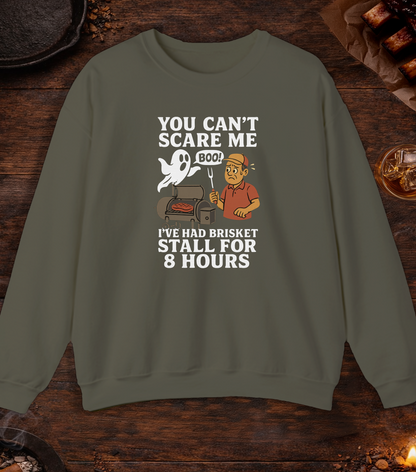 Can't Scare Me Crewneck - Military Green