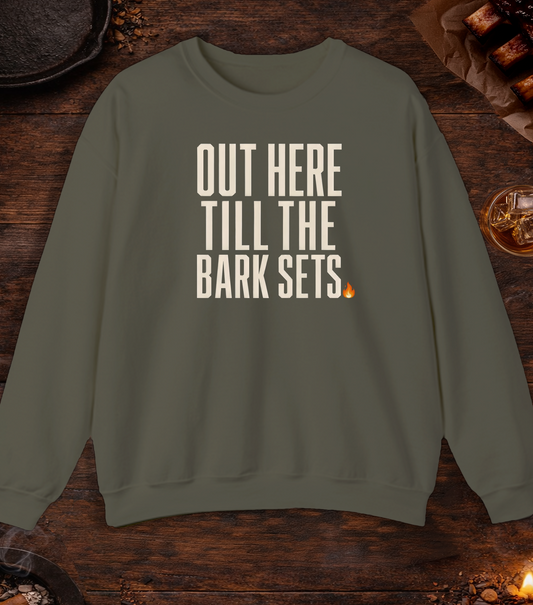 Till the Bark Sets Crewneck - Military Green