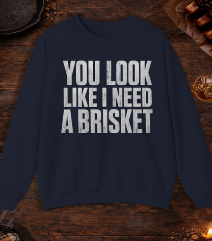 I Need a Brisket Crewneck - Navy
