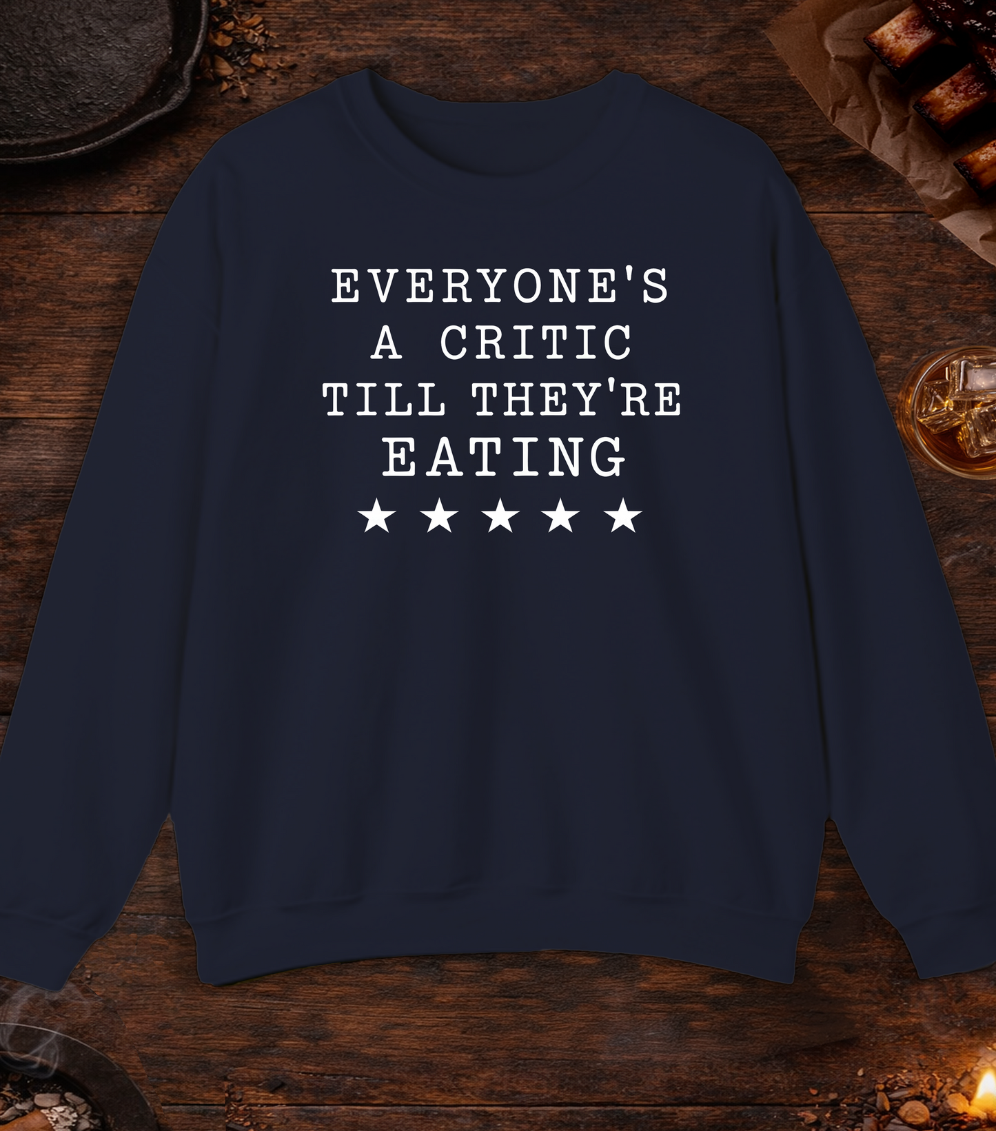 Everyones a Critic Crewneck - Navy