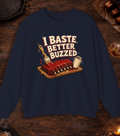 Baste Better Buzzed Crewneck - Navy