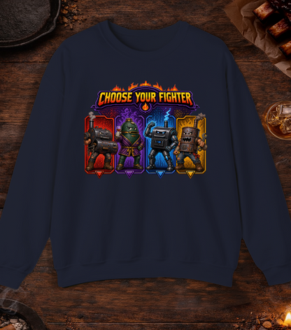Choose Your Fighter Crewneck - Navy