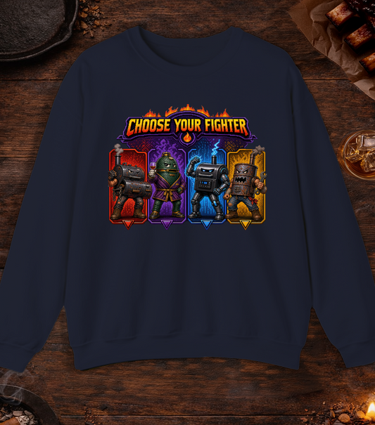 Choose Your Fighter Crewneck - Navy