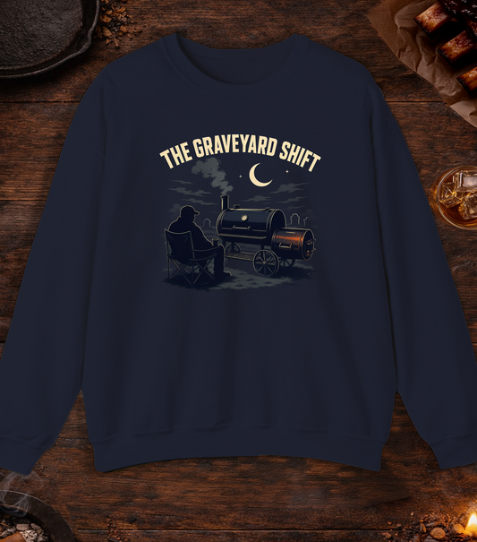 Graveyard Shift Crewneck - Navy