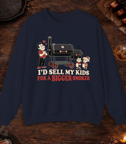 Sell My Kids Crewneck - Navy