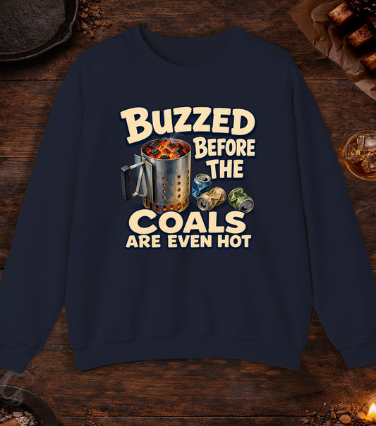 Buzzed Before Crewneck - Navy