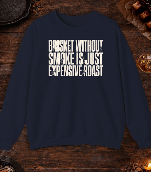Brisket Without Smoke Crewneck - Navy
