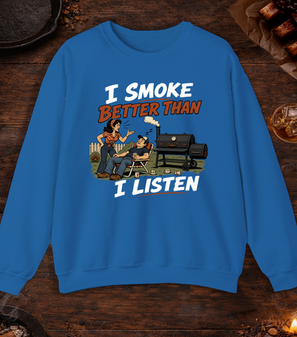 Better Than Listen Crewneck - Royal