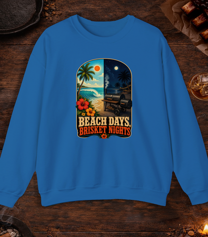 Beach Days Crewneck - Royal