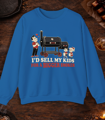 Sell My Kids Crewneck - Royal
