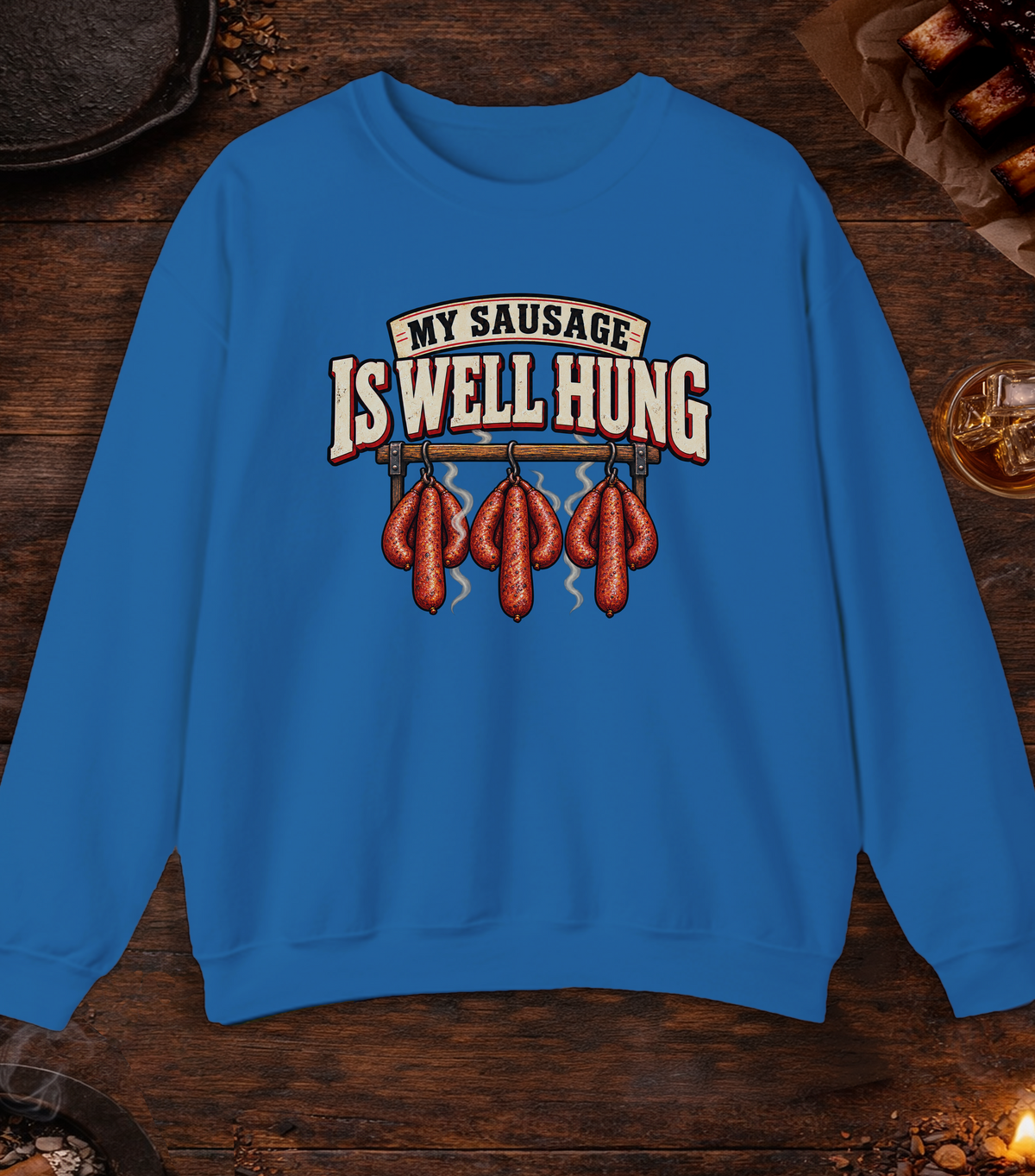 Well Hung Crewneck - Royal