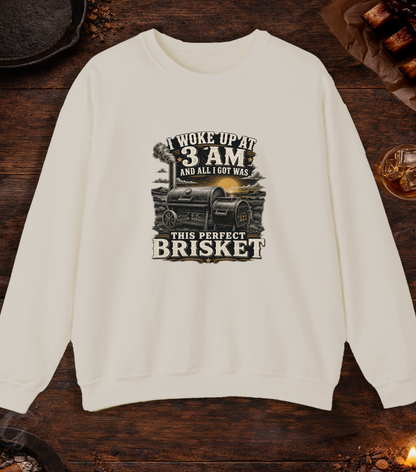 Woke Up At 3am Crewneck - Sand