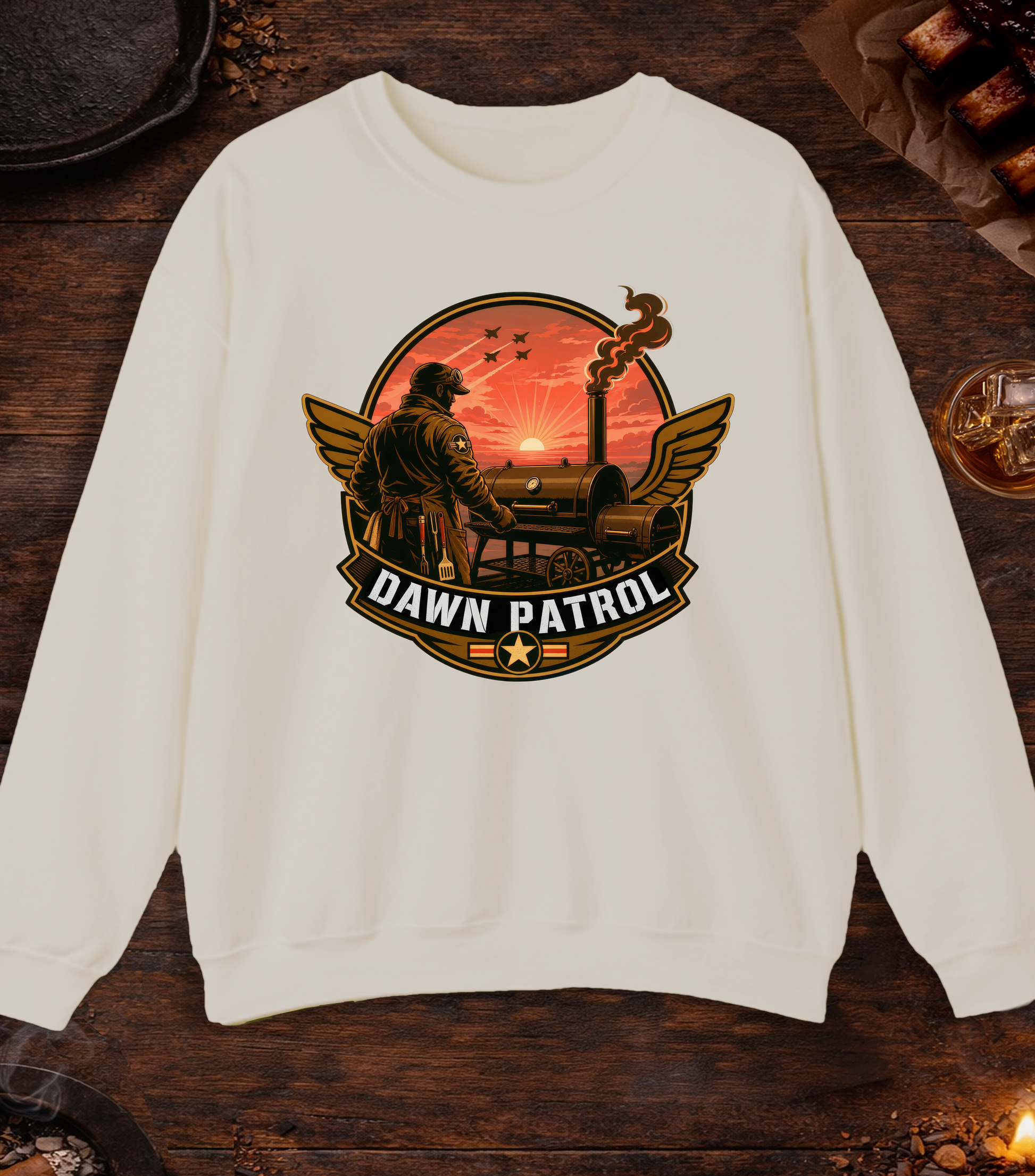 Dawn Patrol Crewneck - Sand