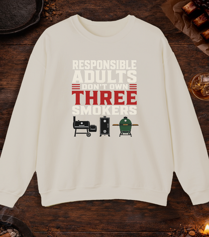 Three Smokers Crewneck - Sand